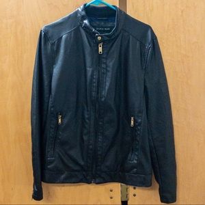 Zara Men’s Faux Leather Jacket